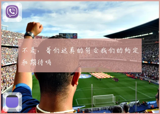不是，哥们这真的符合我们的约定和期待吗